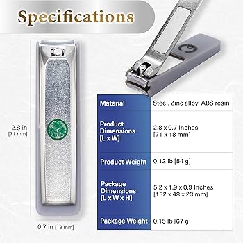 Amazon.com : Wablade Samurai Steel Nail Clippers Fingernail